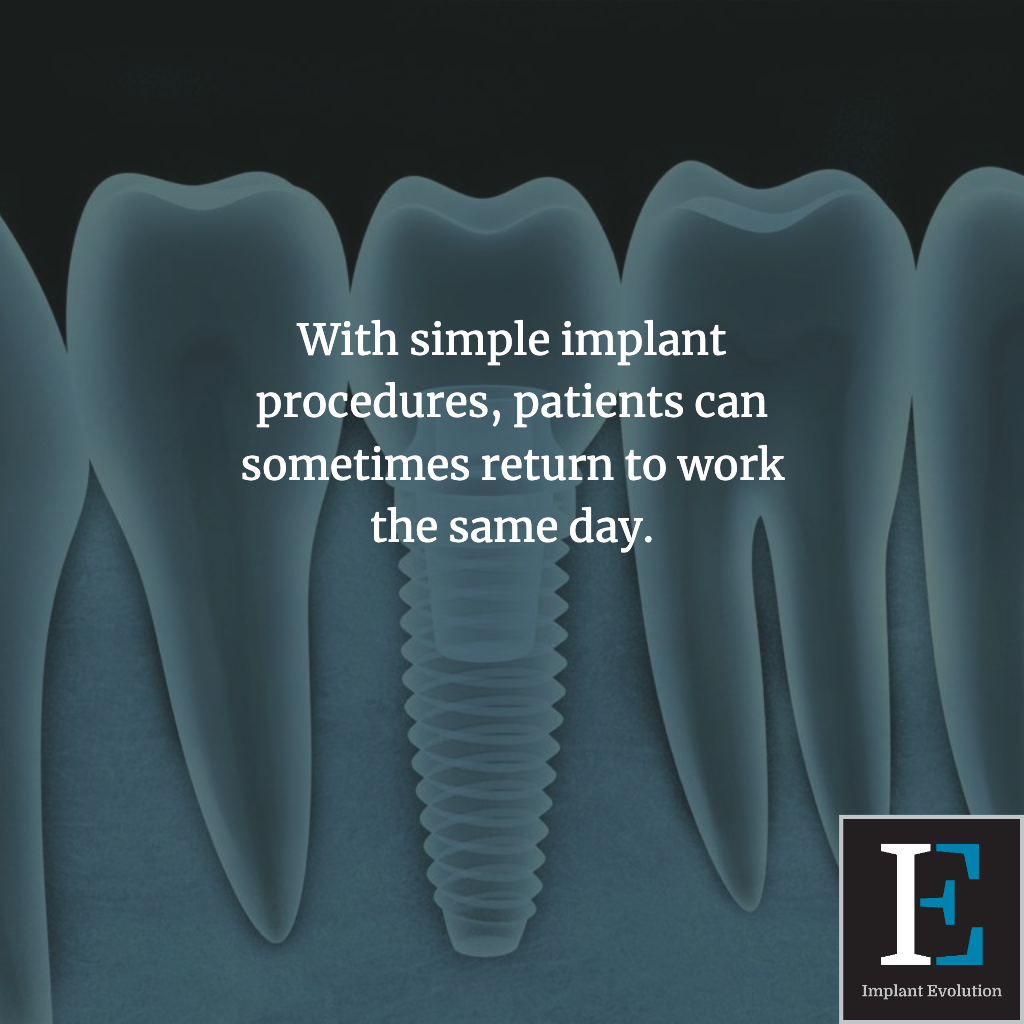 How long does it take for dental implants to heal? Implant Evolution